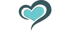 Compassionate caregivers logo.