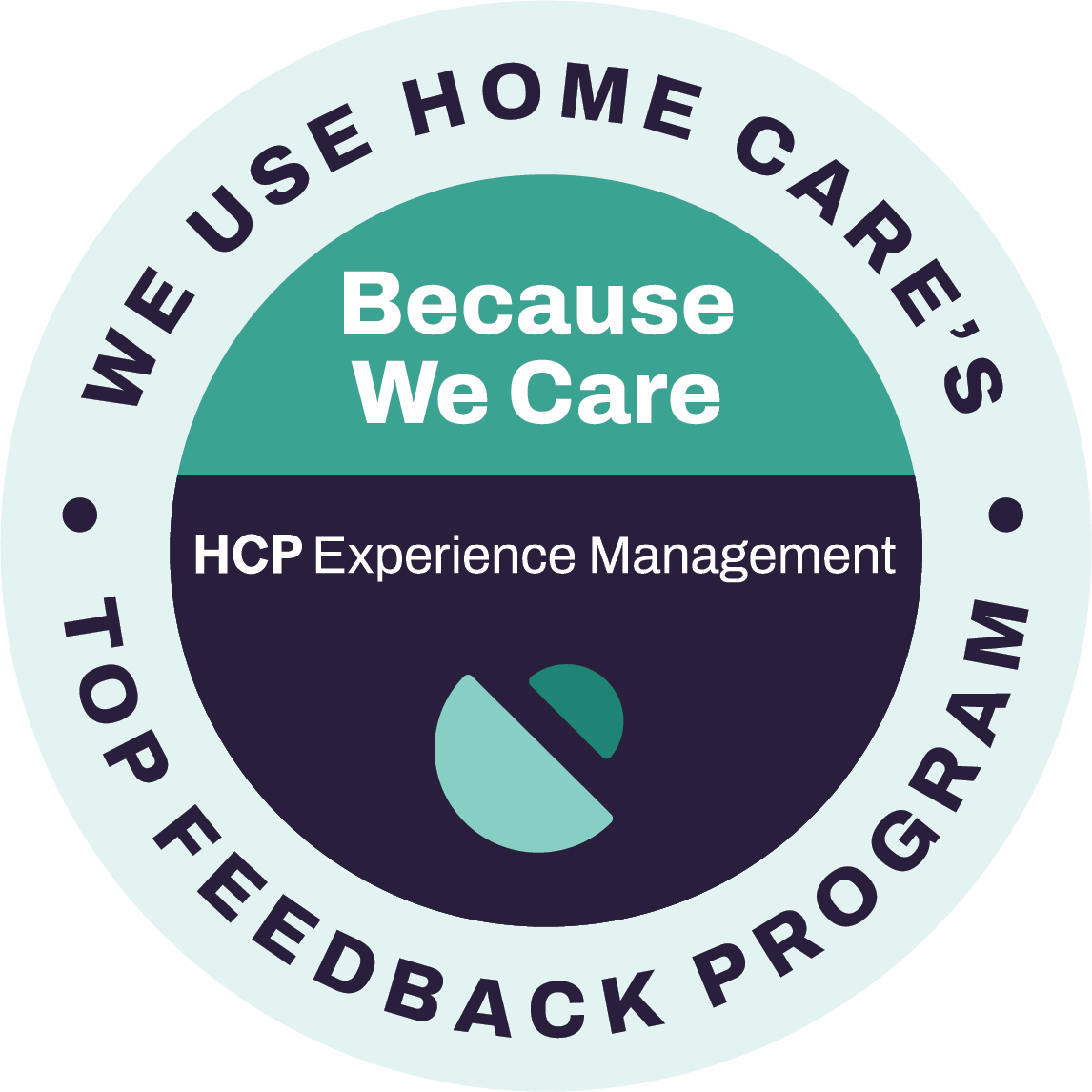 Columbus Hcp experience management program badge.
